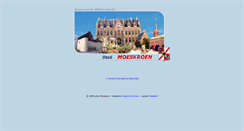 Desktop Screenshot of moeskroen.be